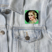 白いバラの花嫁 缶バッジ (インサイチュ)