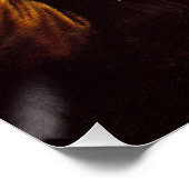 白いバラの花束を持つモナリサ ポスター (コーナー)