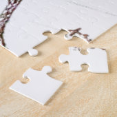 白いバラの花 ジグソーパズル (側面)