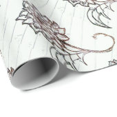 白いバラの花 ラッピングペーパー (ロールコーナー)