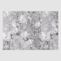 白いバラの花 冬の花 グレー