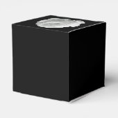 白いバラの黒い背景 フェイバーボックス (裏面サイド)