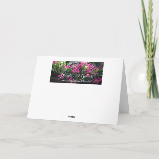 白いバラ愛 カード (裏面)