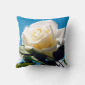 白いバラ祝-'s Life クッション (裏面)