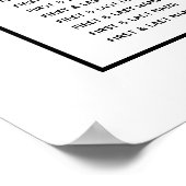 白いバラ結婚の座席表 ポスター (角)