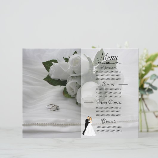 白いバラ (スタンド正面)