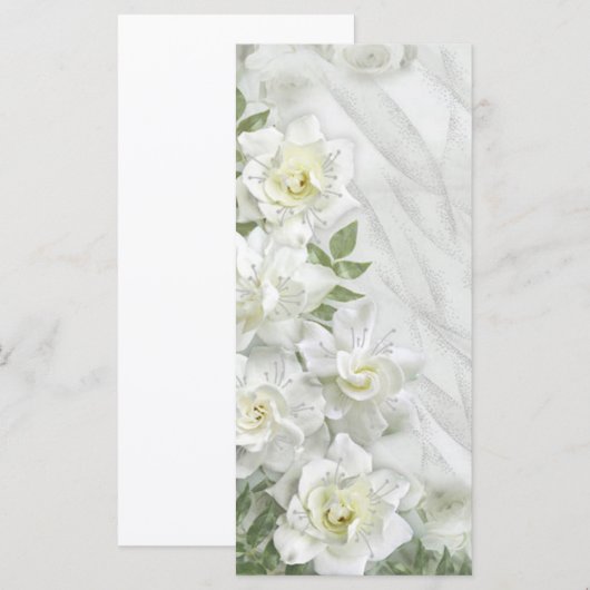 白いバラ (正面/裏面)