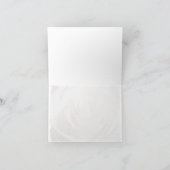 白いバラ サンキューカード (内部)