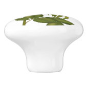 白いバラ セラミックノブ (側面)