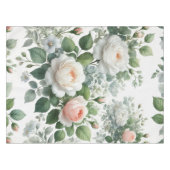 白いバラ テーブルクロス (正面(横))