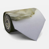 白いバラ ネクタイ (ロール)