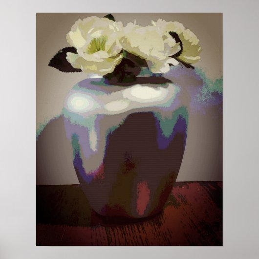 白いバラ ポスター (正面)