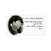 白いバラ ラベル (正面)