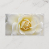 白いバラ 名刺 (裏面)