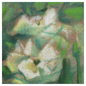 "白いバラ、緑の葉"、美しい花 ファブリック (クローズアップ)