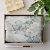 白いバラ 薄葉紙 (ギフト)