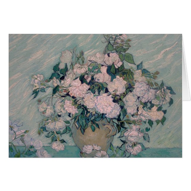 白いバラ–1890 – ビンセント・ファン・ゴッホ (正面横)