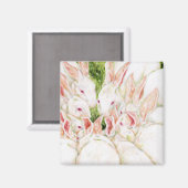 白いバンニ マグネット (正面/裏面)