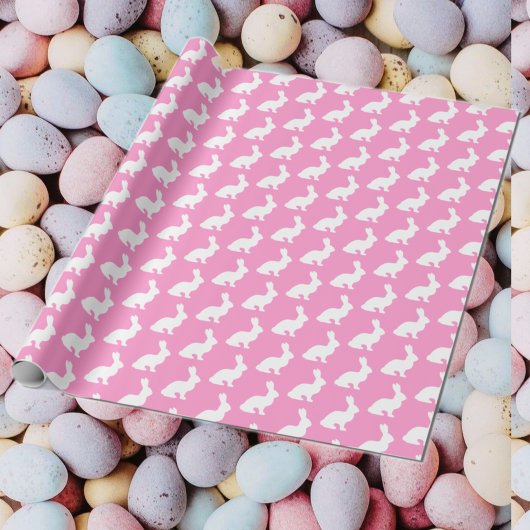 白いバンニ ラッピングペーパー