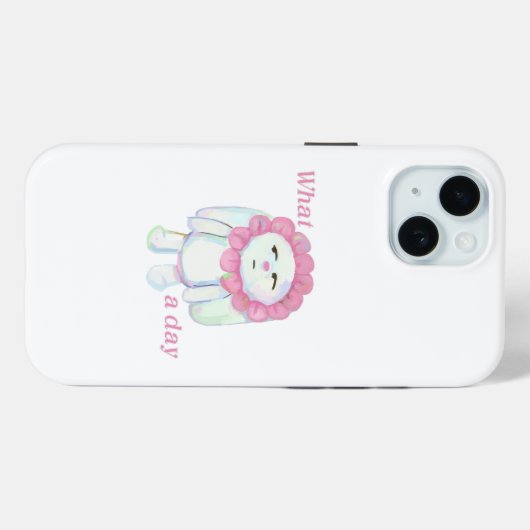 白いバンニ Case-Mate iPhoneケース (裏面 (横))