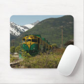 白いパス及びユーコン準州R/R マウスパッド (マウス)