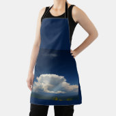 白いパフィー雲 エプロン (インサイチュ)