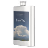 白いパフィー雲 フラスク (左)