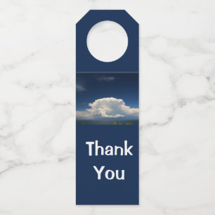 白いパフィー雲 ボトルネックタグ