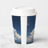 白いパフィー雲 紙コップ (左)