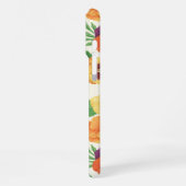 白いパンジー iPhoneケース (左側面)