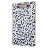 白いヒョウのプリント クリップボード (左)