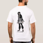 白いヒョウT Tシャツ (裏面)
