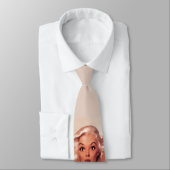 白いビキニのブロンドのピンナップ ネクタイ (タイ)