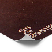 白いビクトリアンスタリオンホースのロマンチックな女の子 ポスター (角)