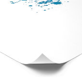 白いピットブル（青い目） ポスター (コーナー)