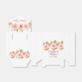 白いピンク結婚の花感謝していのあなた フェイバーボックス (折り畳みなし)