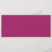 白いピンク色の背景 メニュー (正面)