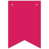 白いピンク色の背縁ど景 バンティングフラッグ (第2の旗)