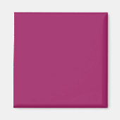 白いピンク色の背縁ど景 マグネット (正面)