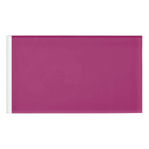 白いピンク色の背縁ど景 名札