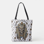 🤍白いファラオ・ミイラ・トートバッグ👑🎃 トートバッグ (裏面)