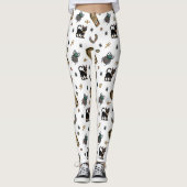 🤍白いファラオ・ミイラ・ハロウィンティー🎃👑 レギンス (正面)