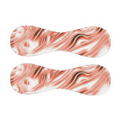 白いファンドに派手なサーモンから赤の長い波状のトレースへ 野球ボール (パネル)