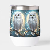 白いフクロウの輝き (右面)