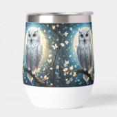 白いフクロウの輝き (左面)