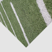 白いフットボールライン 薄葉紙 (詳細)