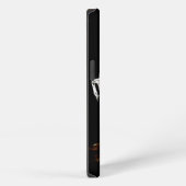 白いフラクタルホース iPhoneケース (右側面)