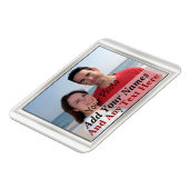 白いフレームで写真を見る柔軟な磁石 マグネット (左側)