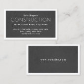 白いフレームのフェイクで具体的な一見 名刺 (正面/裏面)