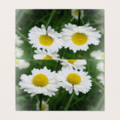 白いフロアーカスタムの水平テント折り曲げ 名刺 (外部フラット)